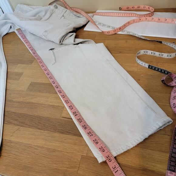 Hudson Jade Loose-Fit Straight Peyote Dip-Dye Jean Neutral Ombre Wash 31 - Picture 14 of 16